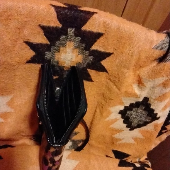 Coach Leopard Print Wristlet with Pink Button - Picture 3 of 5